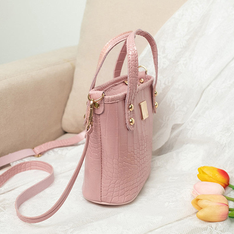 Fashion Casual Solid Crossbody Bag