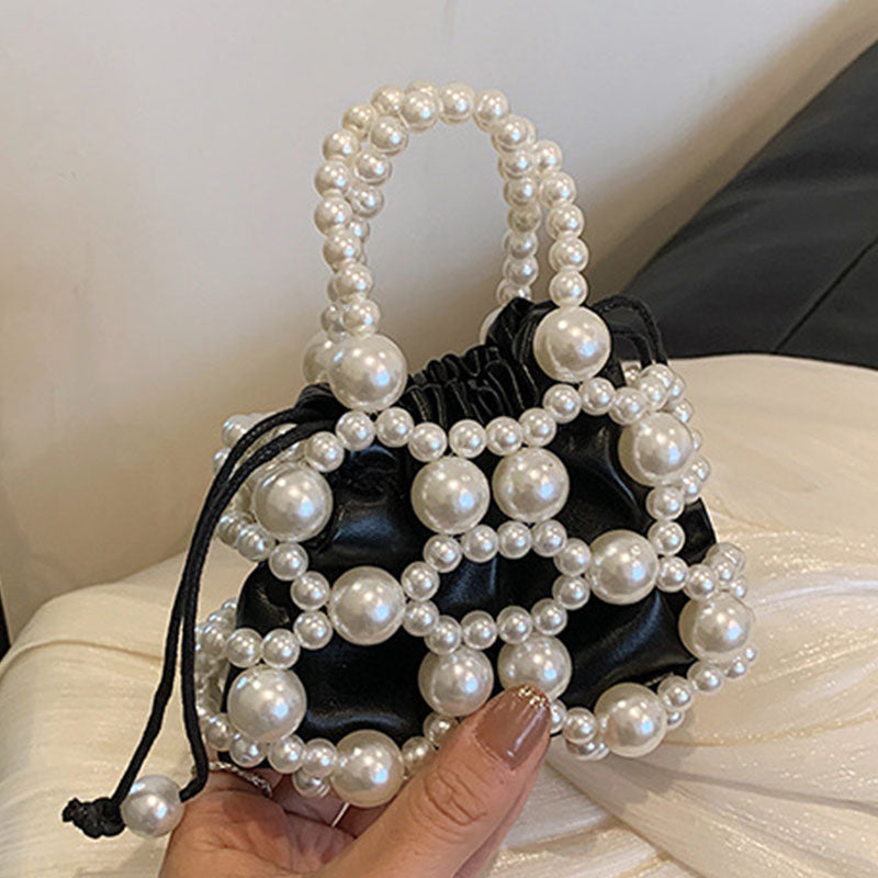 Casual Patchwork Pearl Bags(3 Colors)