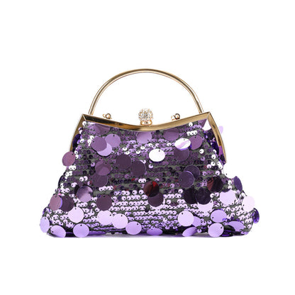 Street Solid Sequins Patchwork Bags(5 Colors)