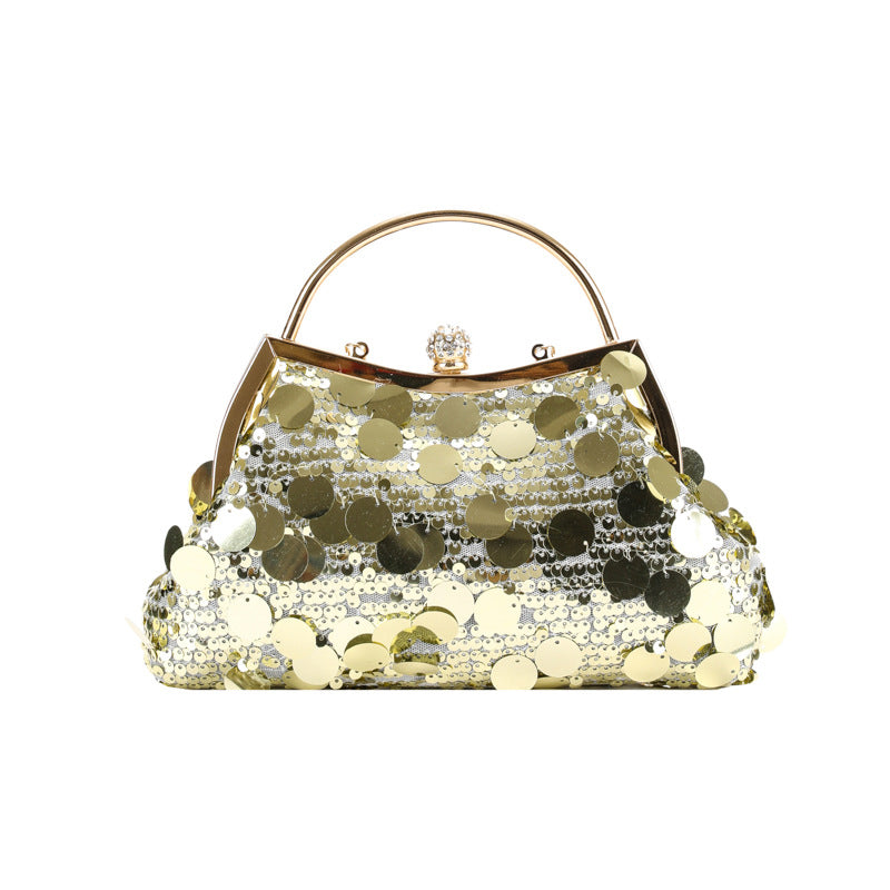 Street Solid Sequins Patchwork Bags(5 Colors)