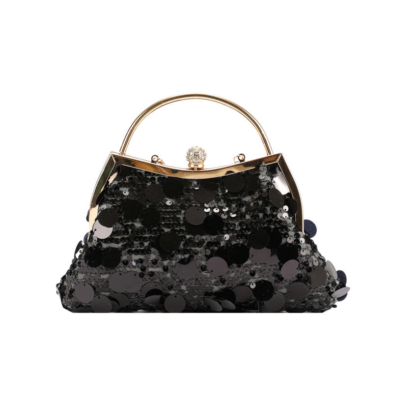 Street Solid Sequins Patchwork Bags(5 Colors)