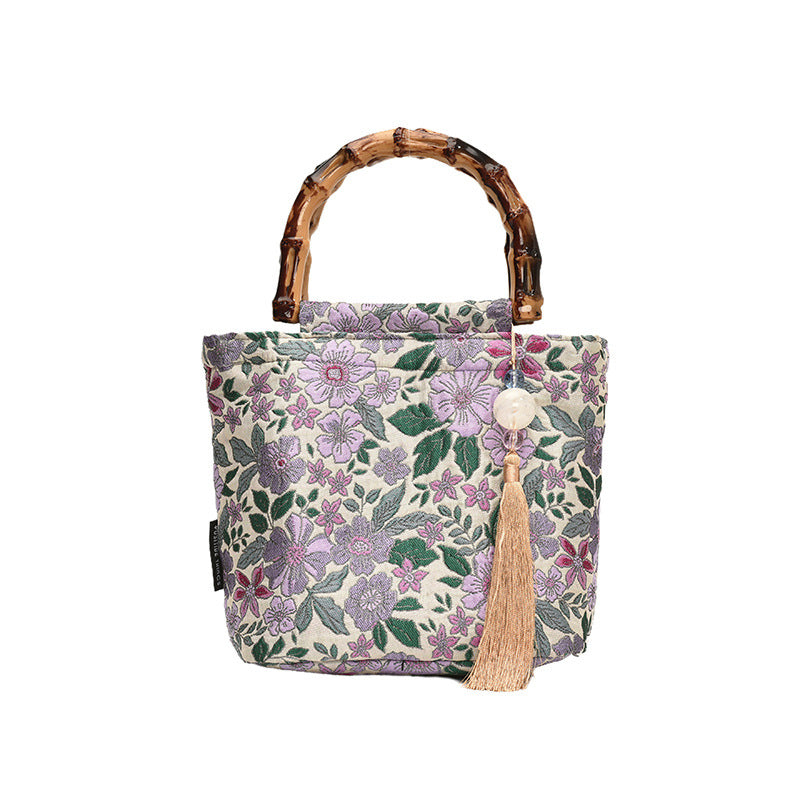 Daily Print Patchwork Bags(3 Colors)