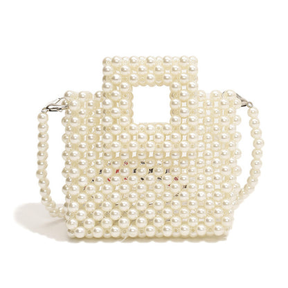 Casual Patchwork Weave Contrast Bags(3 Colors)