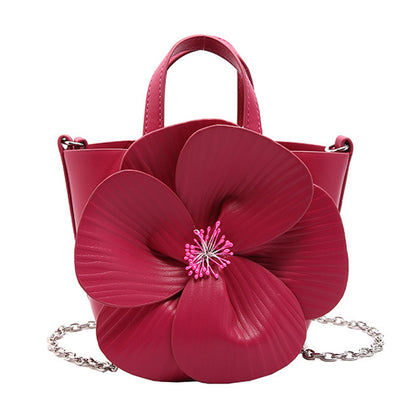 Casual Daily Flowers Patchwork Chains Bags(7 Colors)