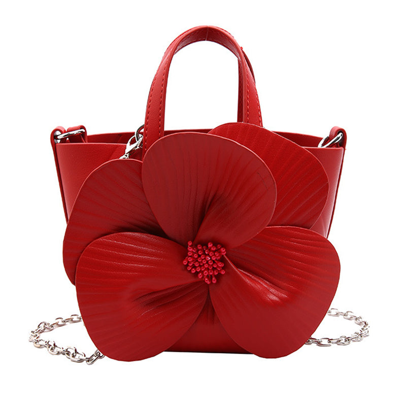 Casual Daily Flowers Patchwork Chains Bags(7 Colors)