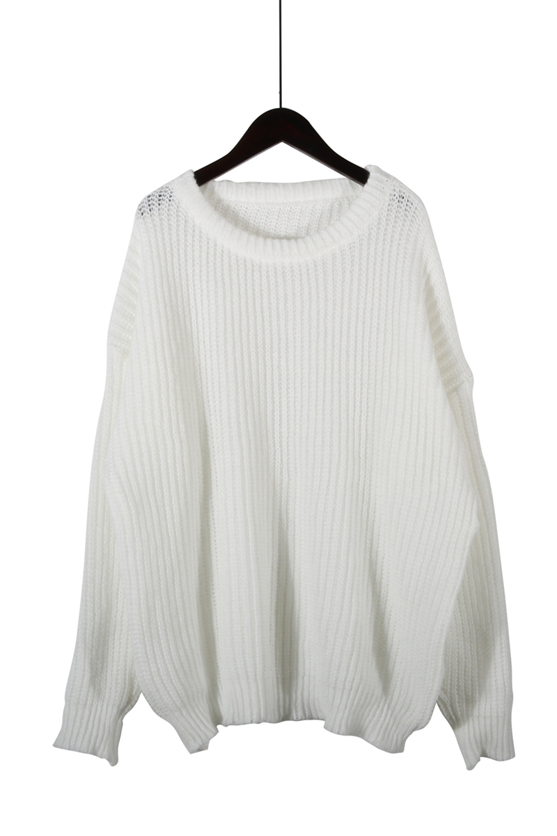 Casual Daily Weave O Neck Sweaters(7 Colors)