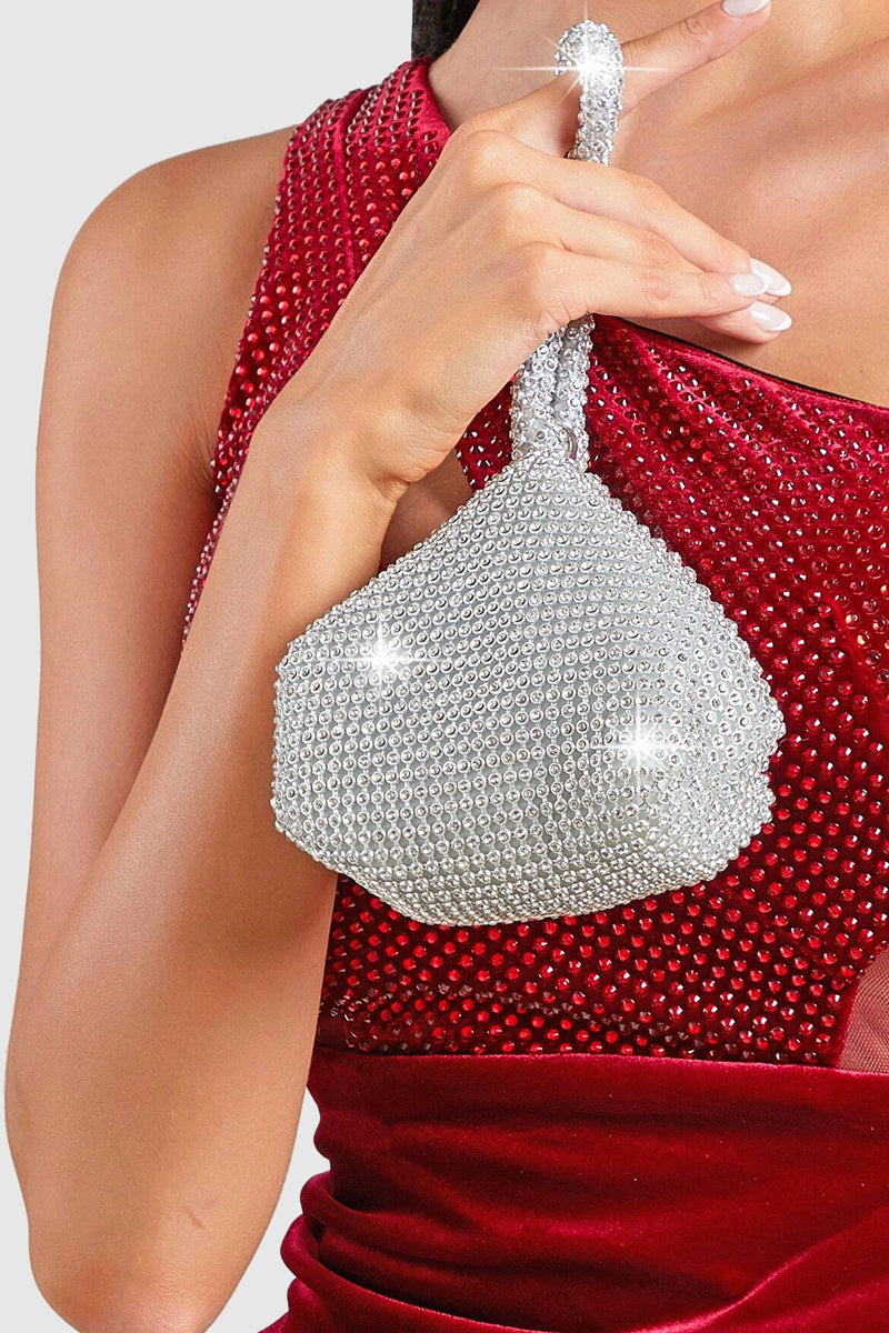 Daily Solid Color Rhinestone Decor Bags(3 Colors)