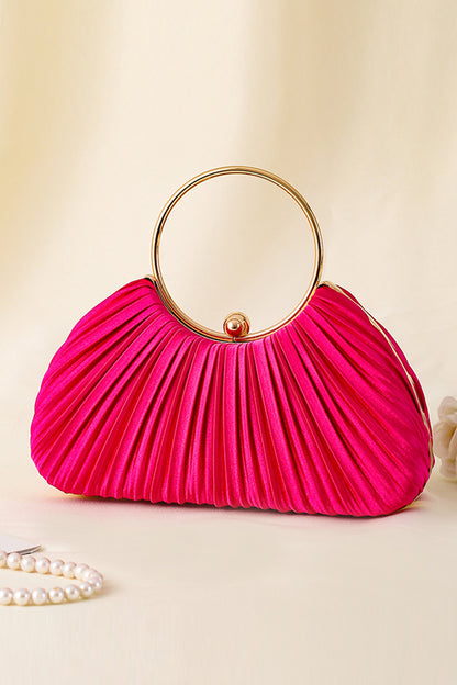 Daily Solid Color Pleated Bags(7 Colors)