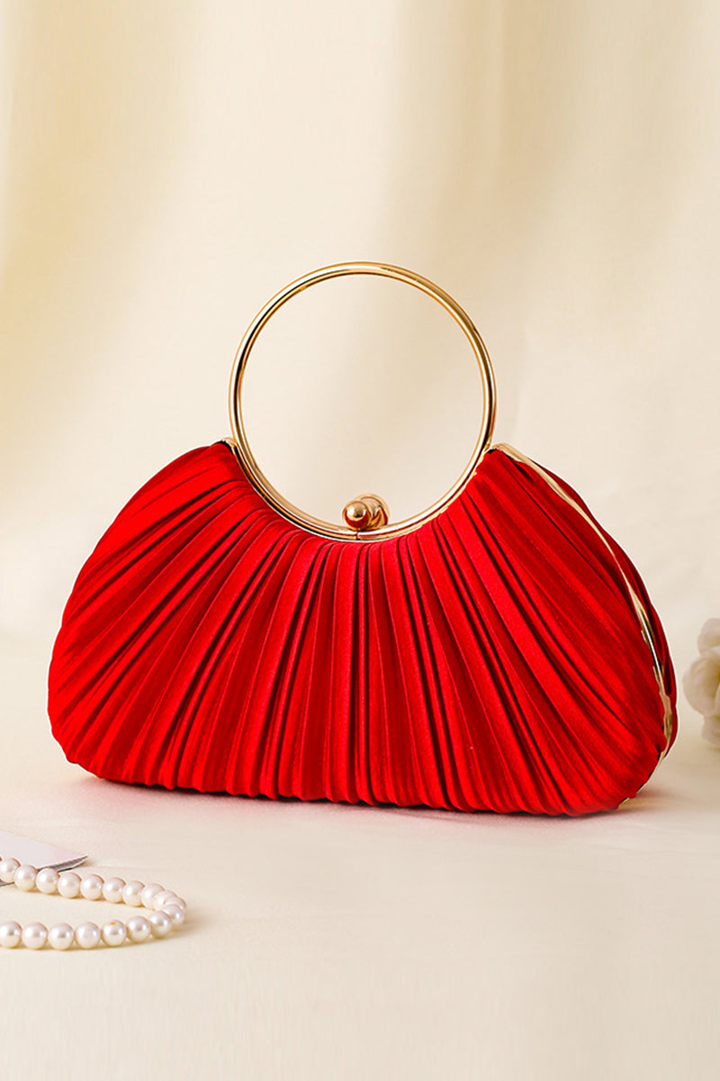 Daily Solid Color Pleated Bags(7 Colors)